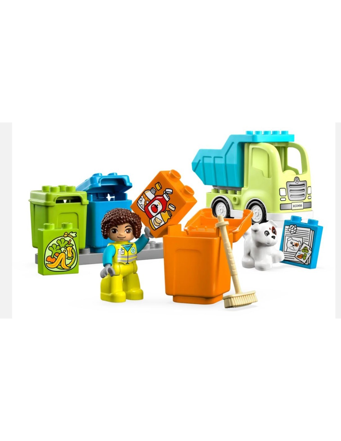 DUPLO 10987 CAMION RICICLAGGIO RIFIUTI su TreG Ingrosso