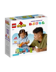 DUPLO 10987 CAMION RICICLAGGIO RIFIUTI su TreG Ingrosso