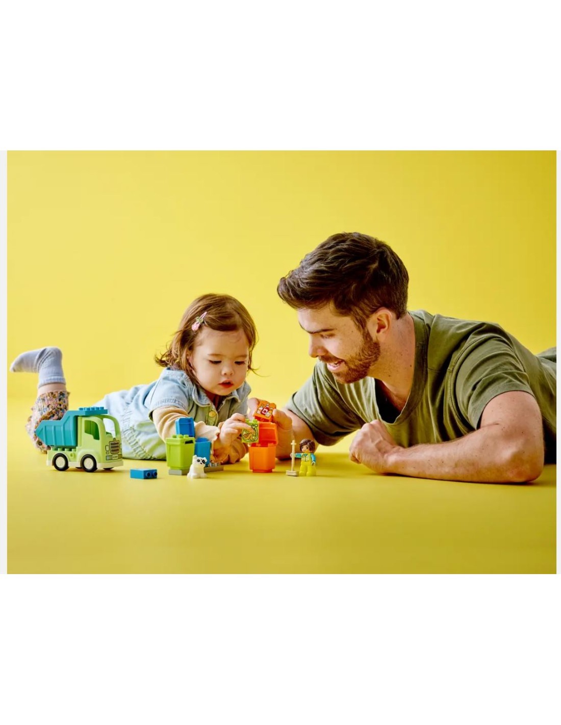 DUPLO 10987 CAMION RICICLAGGIO RIFIUTI su TreG Ingrosso