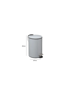 PATTUMIERA 174528H BAGNO 3LT GRIGIO su TreG Ingrosso 2