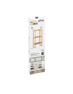SCAFFALE 174824 BAMBOO 3P 35X20X84CM su TreG Ingrosso 2