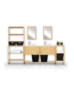 SCAFFALE 174824 BAMBOO 3P 35X20X84CM su TreG Ingrosso