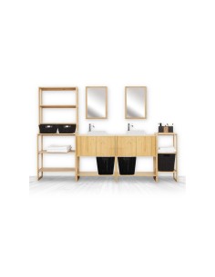 SCAFFALE 174825 BAMBOO 3P 35X33,5X84CM su TreG Ingrosso