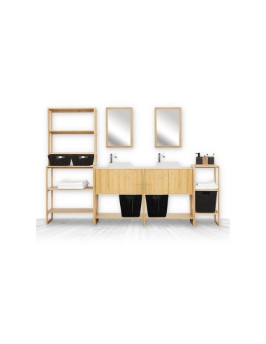 SCAFFALE 174825 BAMBOO 3P 35X33,5X84CM su TreG Ingrosso