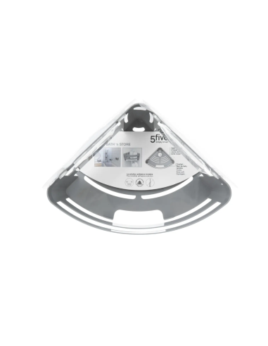 MENSOLA ANGOLARE 174835 CON VENTOSE GRIGIO su TreG Ingrosso