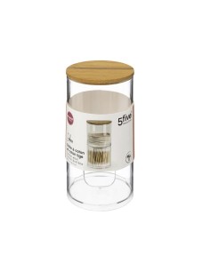 BARATTOLO PER DISCHETTI 174862 TAPPO BAMBOO su TreG Ingrosso