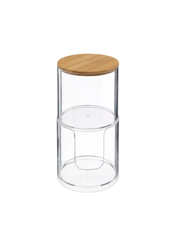 BARATTOLO PER DISCHETTI 174862 TAPPO BAMBOO su TreG Ingrosso