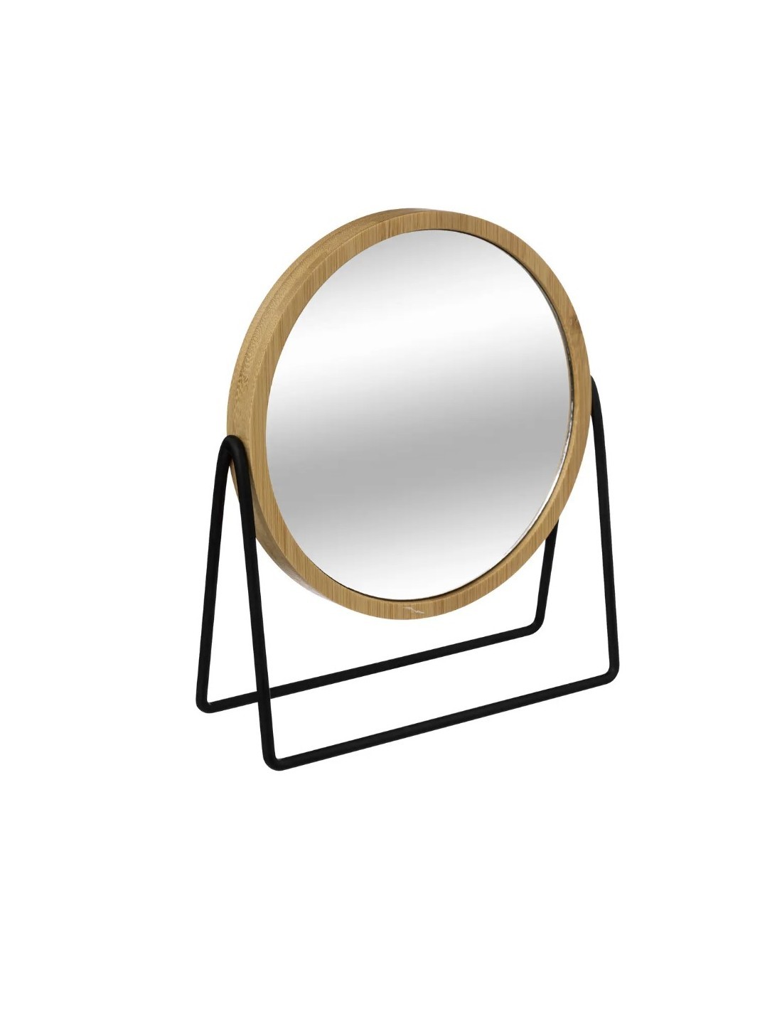 SPECCHIO 174865 BAMBOO CON SUPPORTO METALLO su TreG Ingrosso