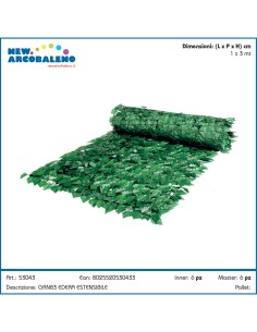 EDERA ARTIFICIALE 53043 1X3MT su TreG Ingrosso