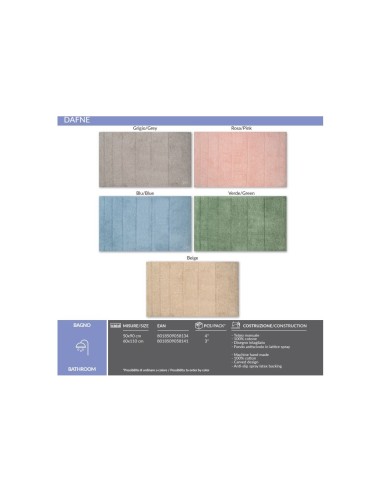 TAPPETO DAFNE 50X90 su TreG Ingrosso