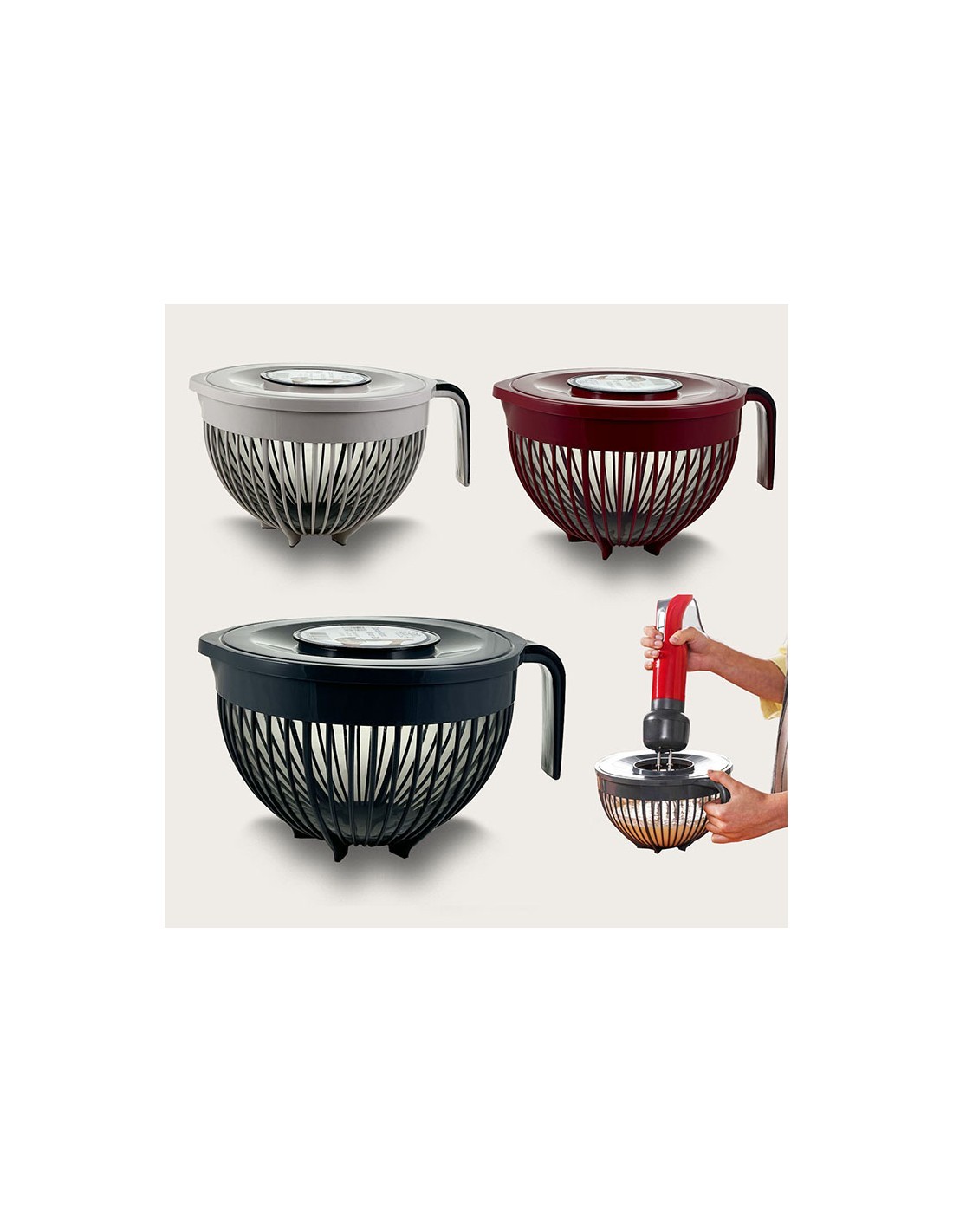 CIOTOLA MIXER 57797 22CM COLORI ASSORTITI su TreG Ingrosso