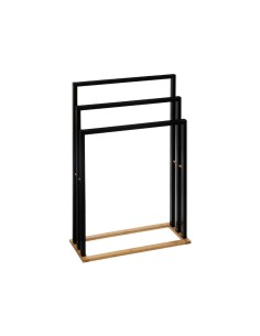 PORTASCIUGAMANI 119311B MDF/BAMBOO NERO 55X24X82CM su TreG Ingrosso