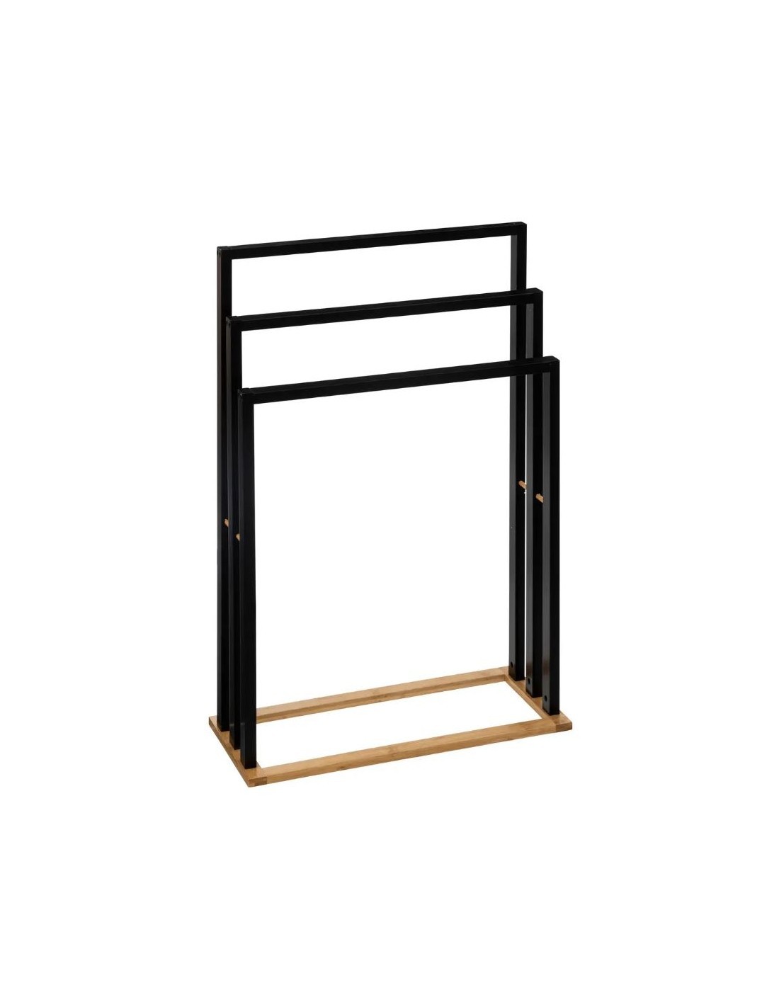 PORTASCIUGAMANI 119311B MDF/BAMBOO NERO 55X24X82CM su TreG Ingrosso