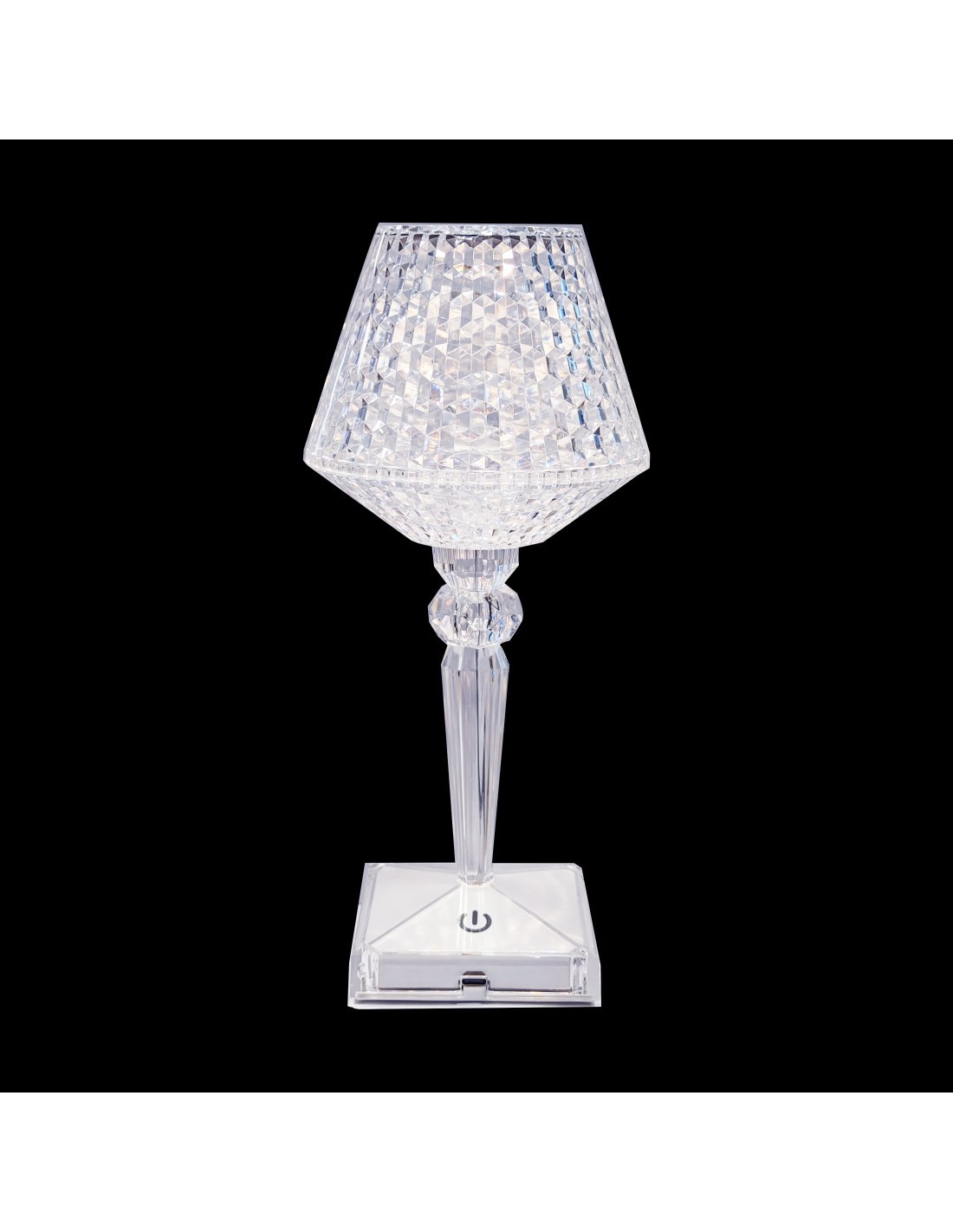 LAMPADA TAVOLO DIAMANTE D12 H25 CM su TreG Ingrosso