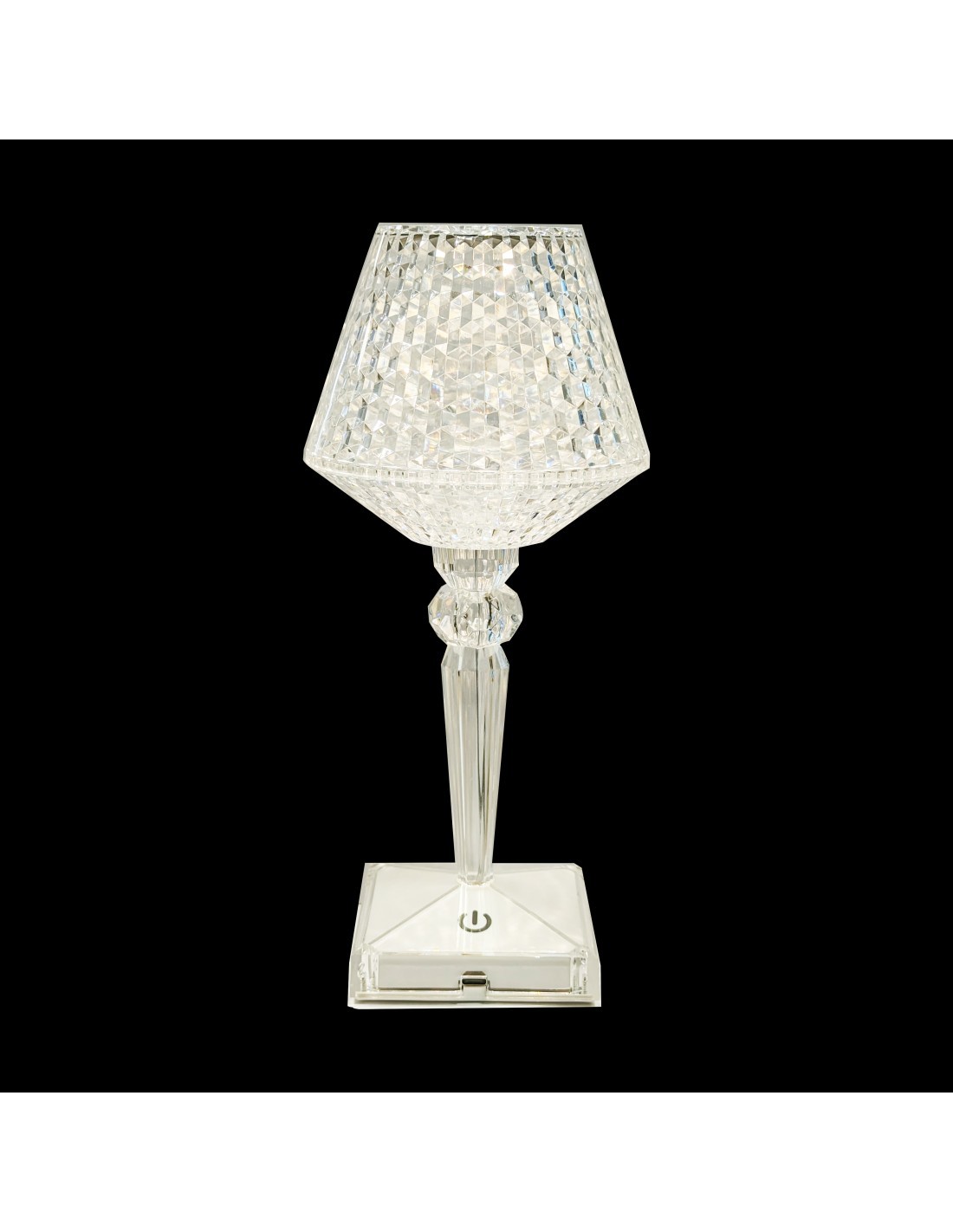 LAMPADA TAVOLO DIAMANTE D12 H25 CM su TreG Ingrosso