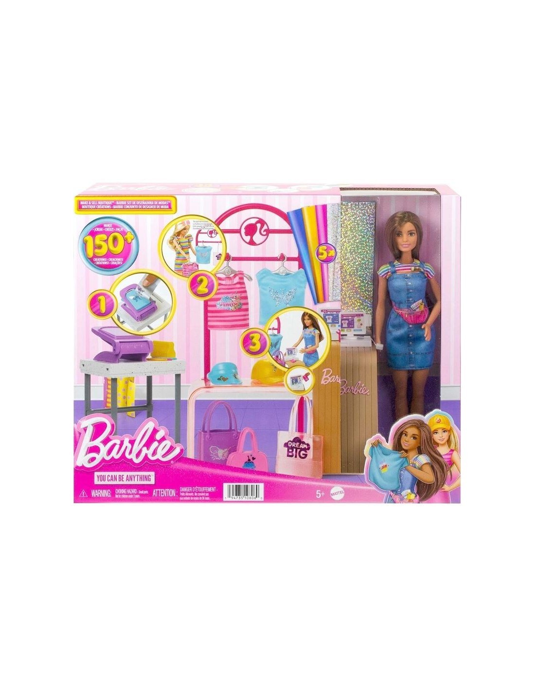 BARBIE HKT78 BOUTIQUE DI MODA su TreG Ingrosso