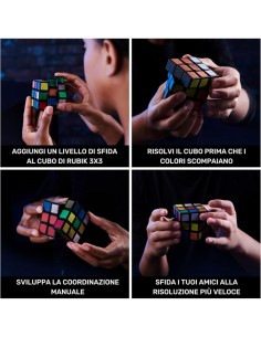 Rubik's Cubo di Rubik Phantom, Cubo 3x3 Originale con Tecnologia Termocromatica, Antistress e Rompicapo per Adulti e Bambini
