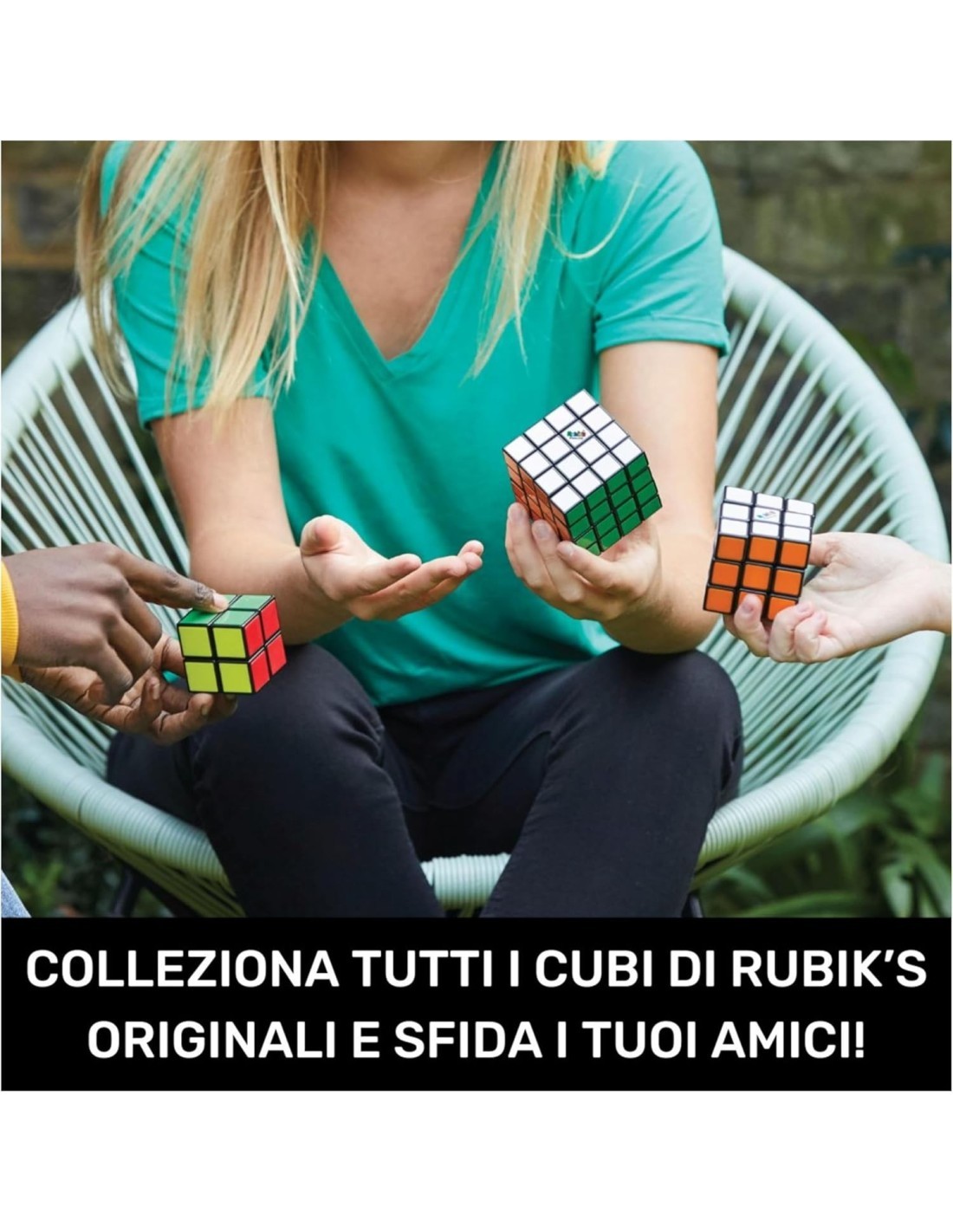 Rubik's Cubo di Rubik Phantom, Cubo 3x3 Originale con Tecnologia Termocromatica, Antistress e Rompicapo per Adulti e Bambini
