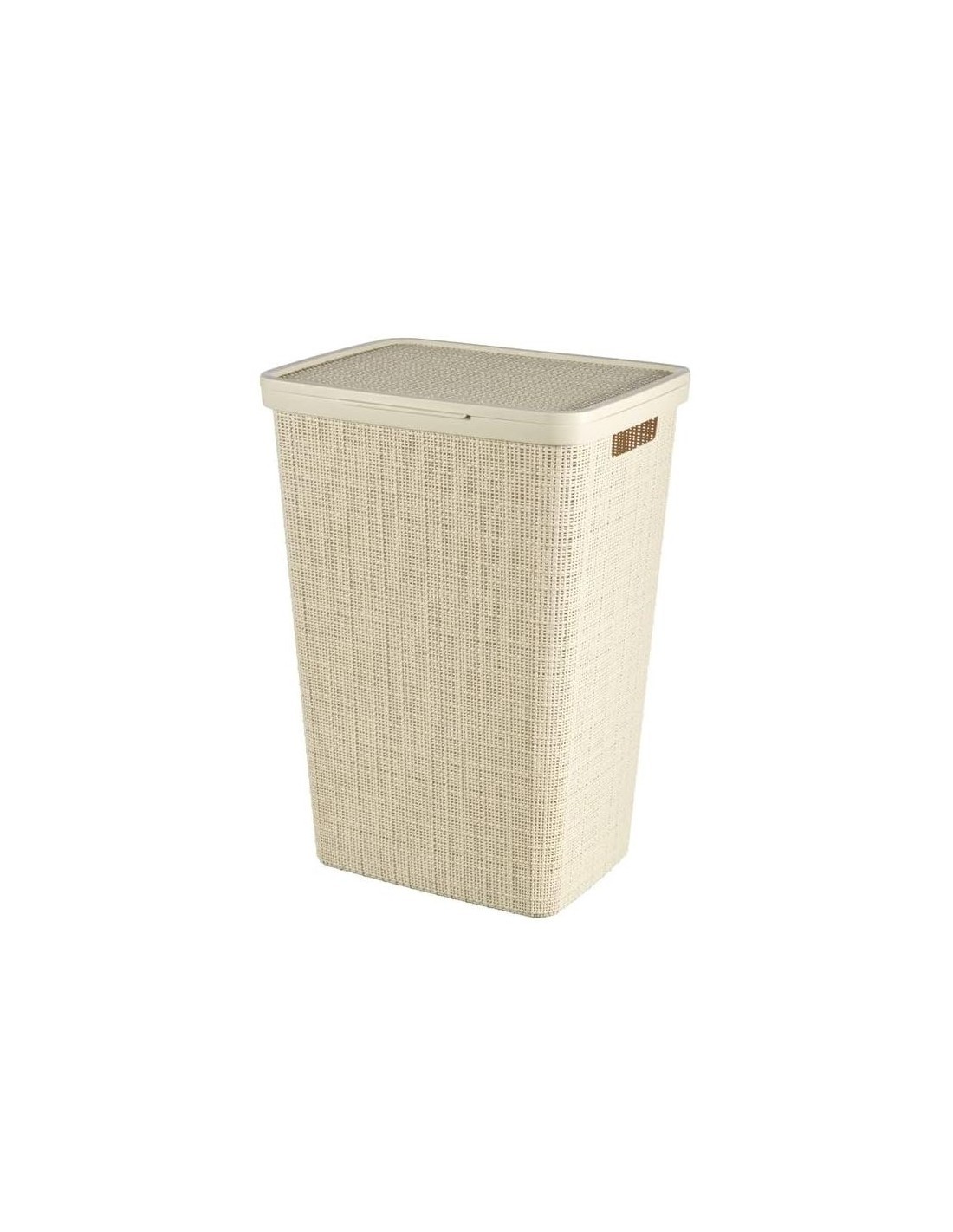 PORTABIANCHERIA JUTA 58LT BIANCO CON COPERCHIO