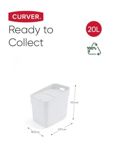 PATTUMIERA BIANCA 20LT READY TO COLLECT