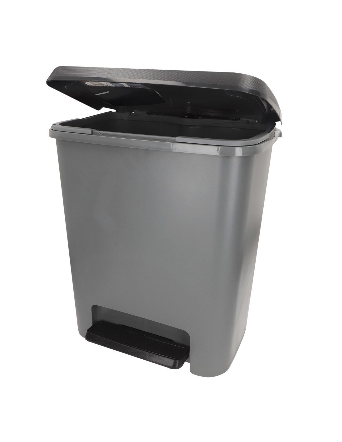 PATTUMIERA A PEDALE 25LT GRIGIA COMPATTA