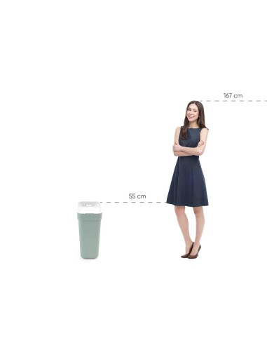 PATTUMIERA BIANCA 30LT READY TO COLLECT