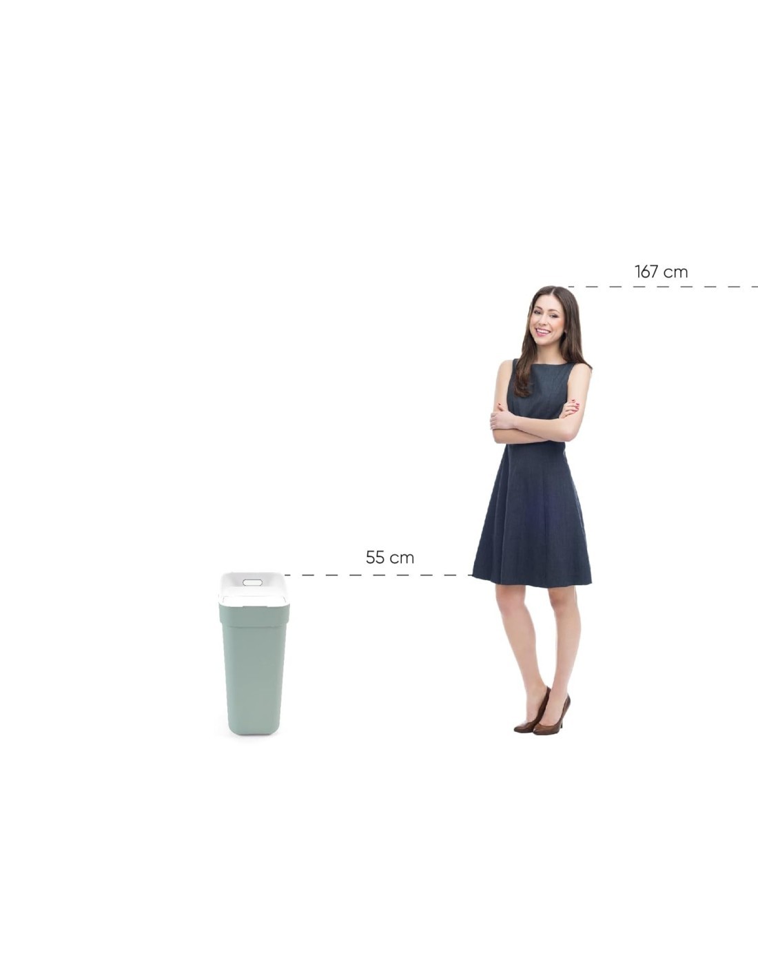 PATTUMIERA BIANCA 30LT READY TO COLLECT