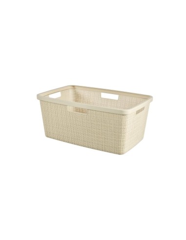 CESTA PORTABIANCHERIA JUTA 46LT BIANCO