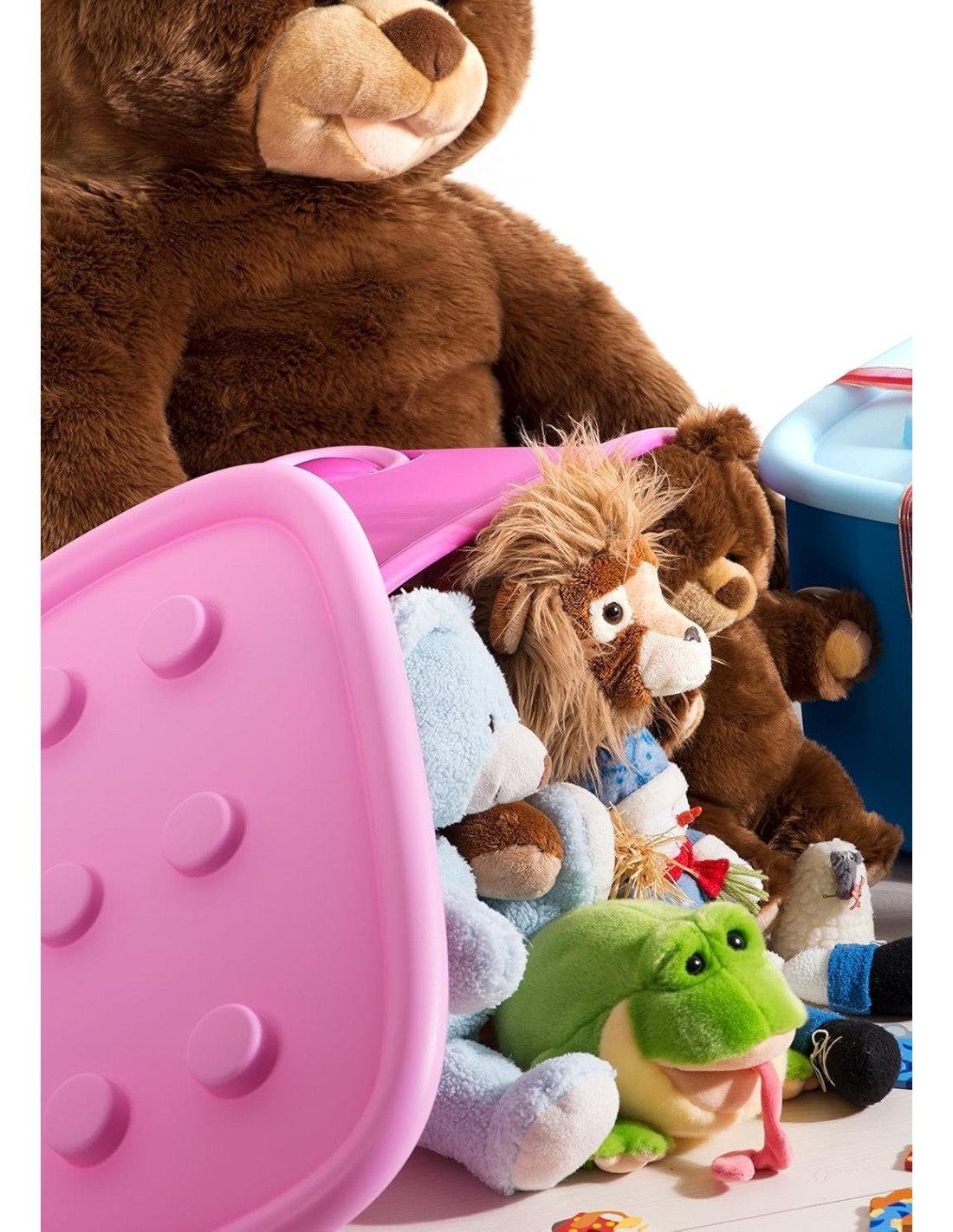 CONTENITORE FUNNY BOX ROSA 58X38,5X32CM