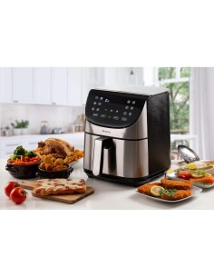 Ariete 4628 Friggitrice ad Aria 7L con 12 Programmi Preimpostati e Funzione Max Crisp
