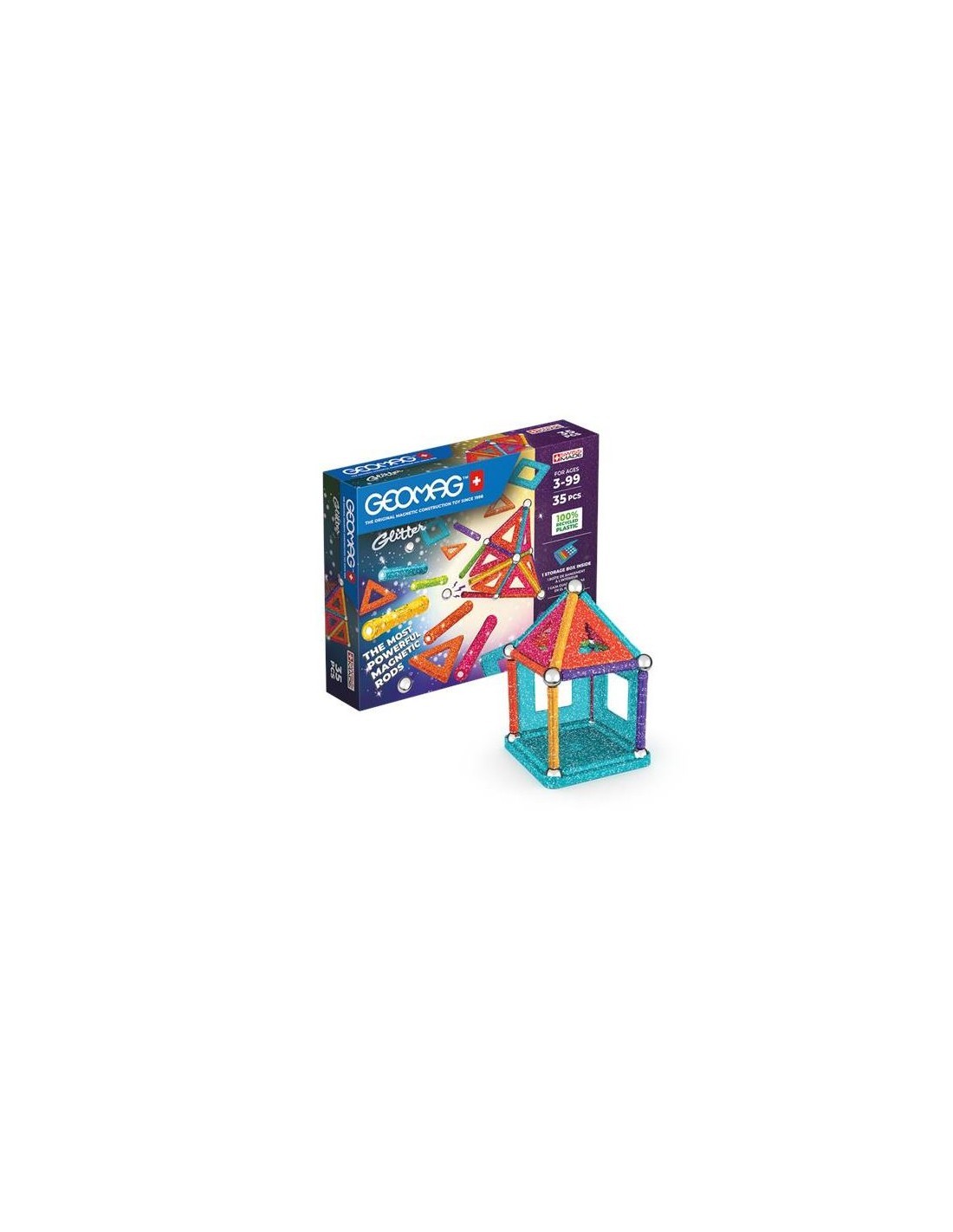 GEOMAG 535 COSTRUZIONI GLITTER 35PZ