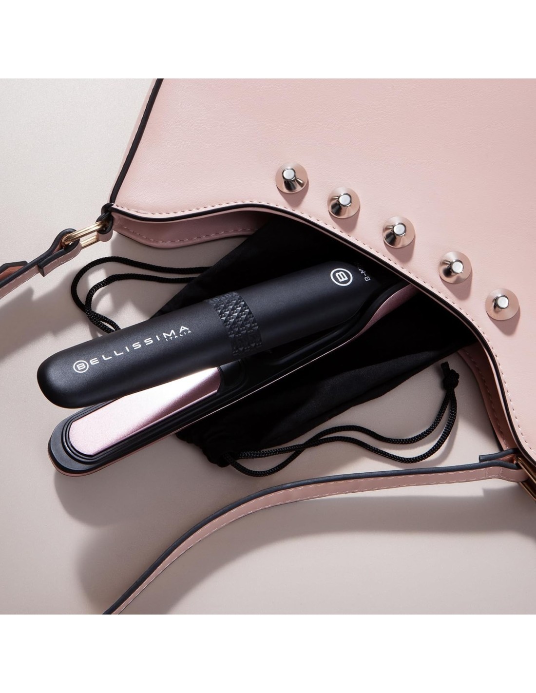 Bellissima Imetec B-Mini – Piastra Capelli da Viaggio, Compatta e Leggera, Ceramica