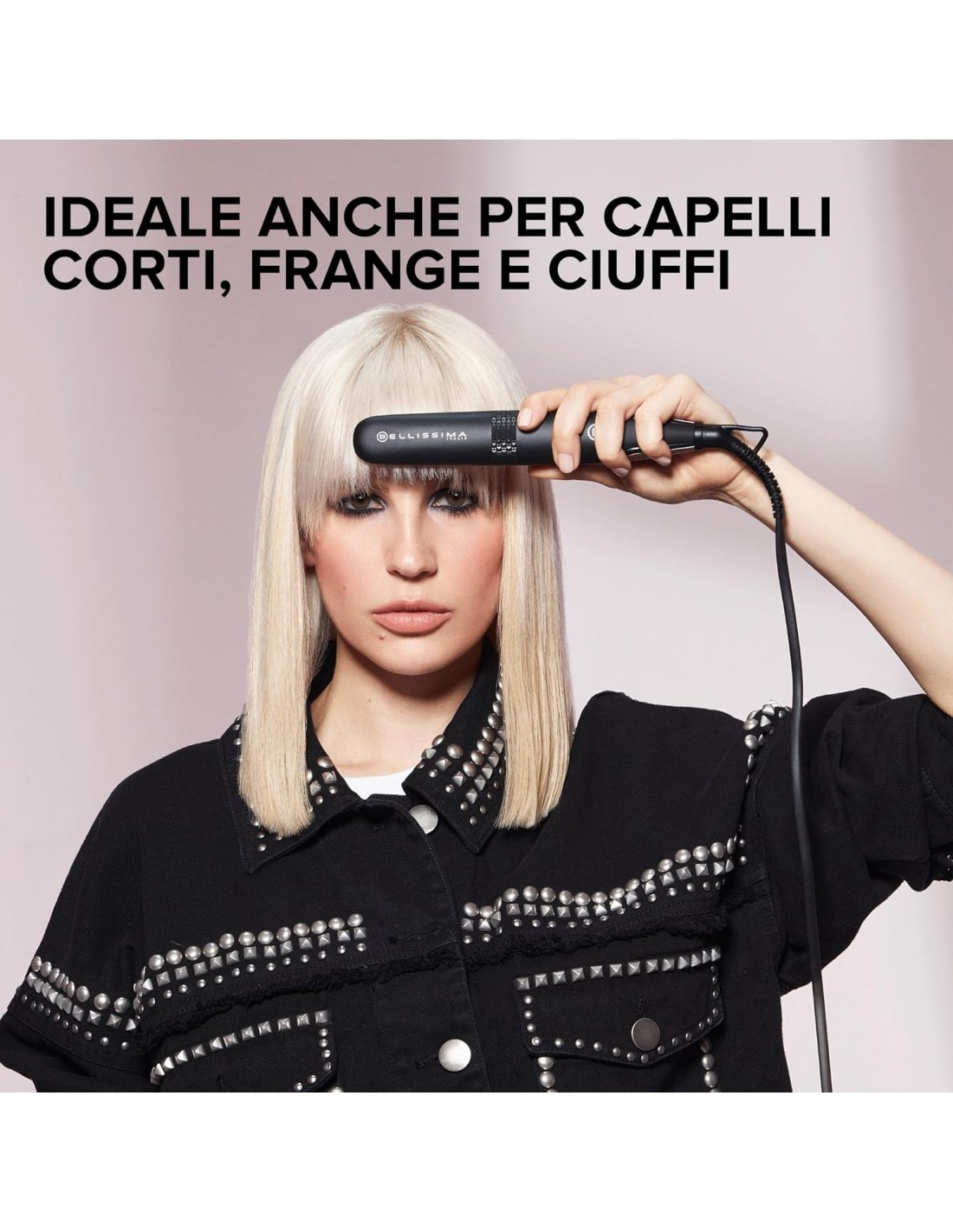 Bellissima Imetec B-Mini – Piastra Capelli da Viaggio, Compatta e Leggera, Ceramica