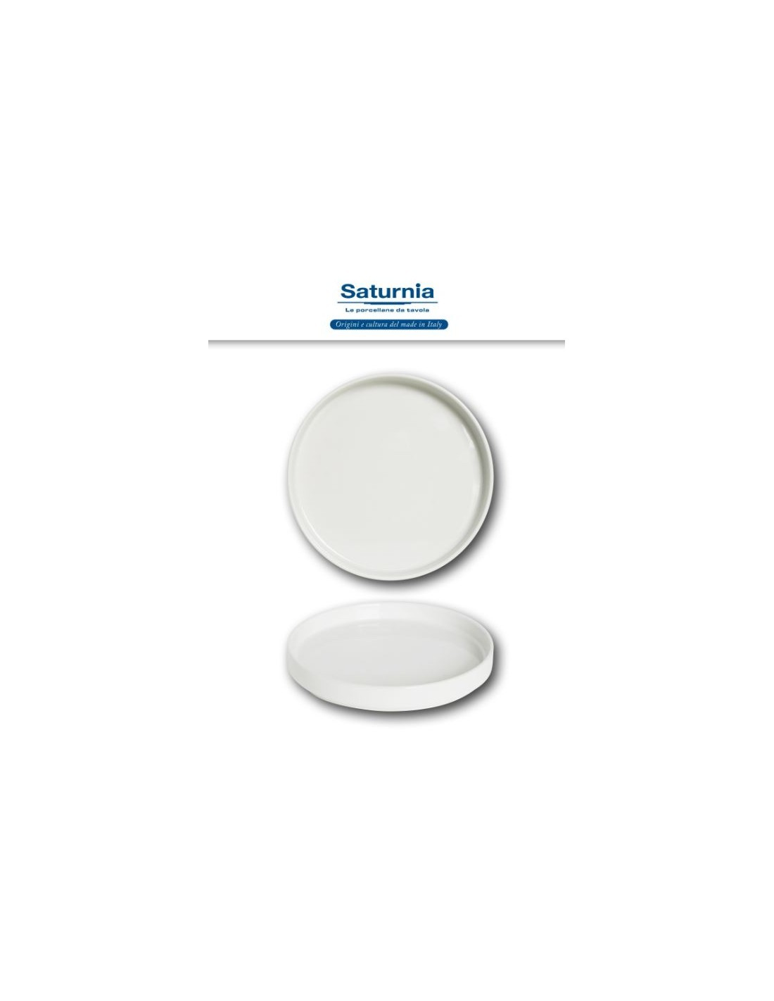 OSLO PIATTO PIANO 24CM BIANCO