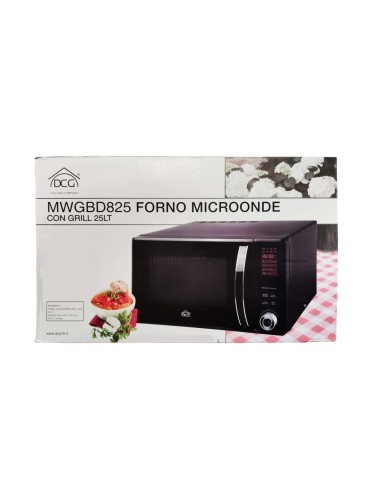 FORNO MICROONDE 25LT DIGITALE MWGBD825 su TreG Ingrosso