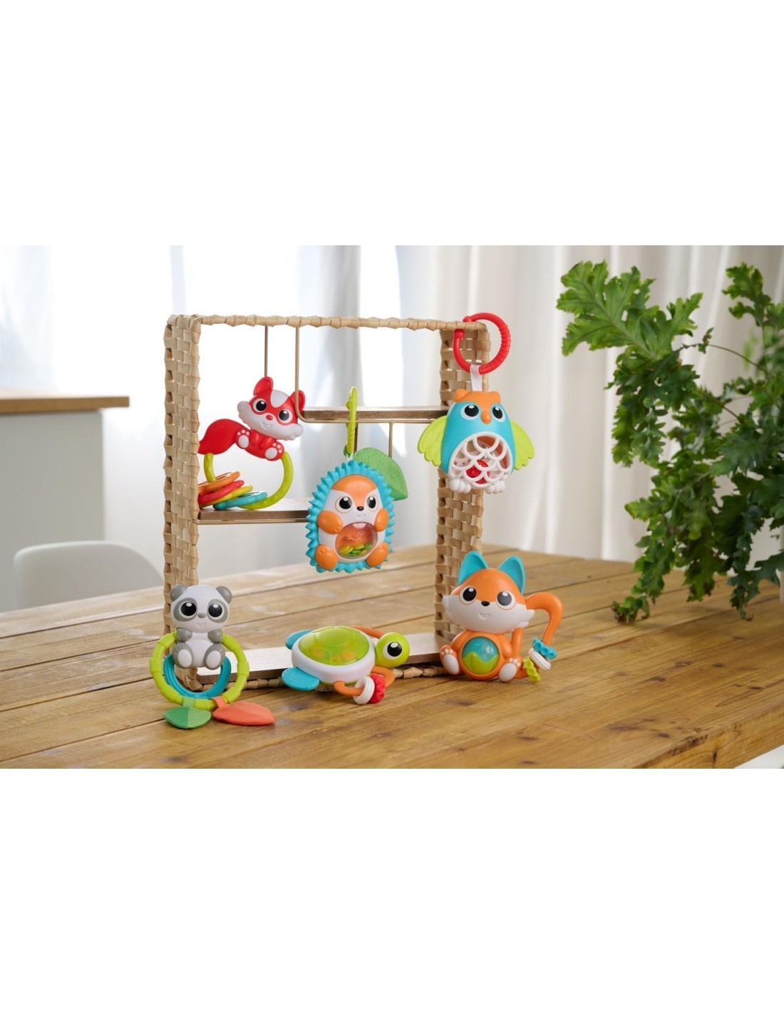 Chicco Sonaglio Panda - Massaggiagengive e Gioco Sensoriale per Neonati, Facile da Afferrare e Divertente