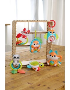 Chicco Sonaglio Panda - Massaggiagengive e Gioco Sensoriale per Neonati, Facile da Afferrare e Divertente