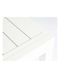 Tavolo Bizzotto 0662713 allungabile legno e alluminio 135/270X90 Bianco | TreG Ingrosso