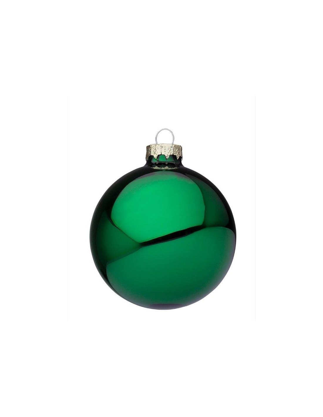 SFERA VETRO 8CM VERDE LUCIDO su TreG Ingrosso
