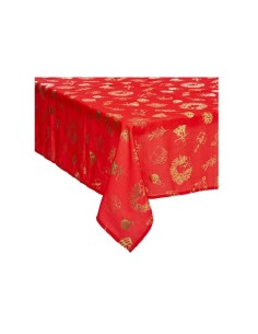 TOVAGLIA 175752 140X240 ROSSO/ORO su TreG Ingrosso