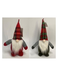 GNOMO H47CM CON CAPPELLO LANA SCOZZESE ASSORTITO su TreG Ingrosso