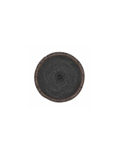 LUREX TOVAGLIETTA CON FRANGE D38CM NERO su TreG Ingrosso