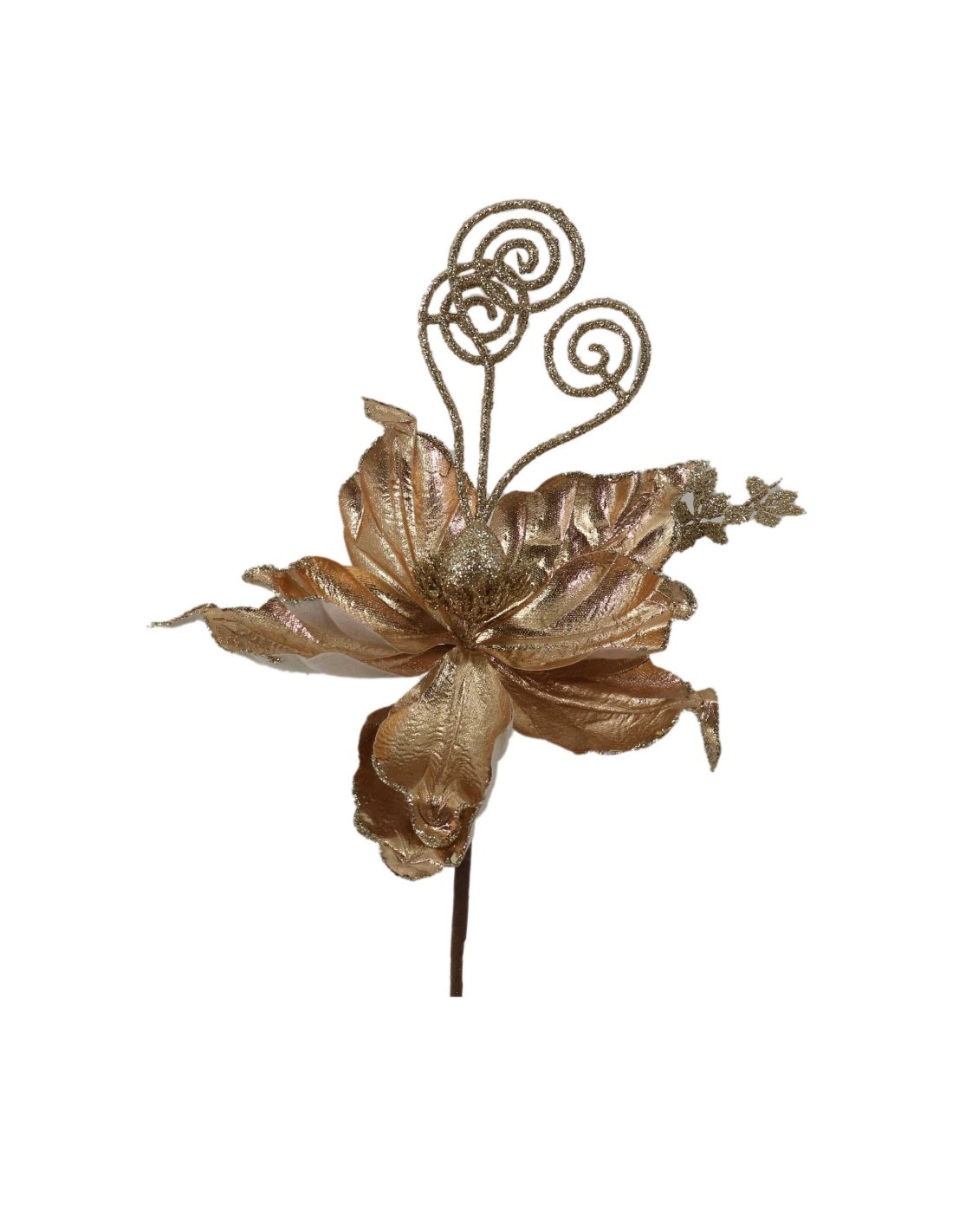FIORE TESSUTO ORO 19X38CM su TreG Ingrosso