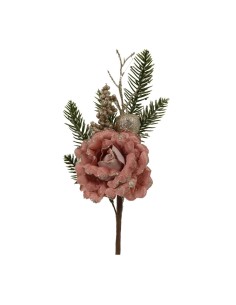 FIORE TESSUTO ROSA 12X42CM su TreG Ingrosso