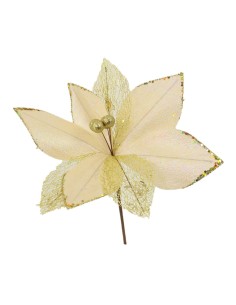FIORE TESSUTO ORO 27X26,5CM su TreG Ingrosso