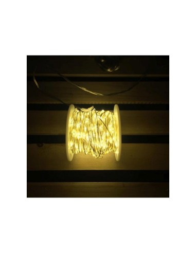 CATENA LUMINOSA 49659 CATENA 200MICROLED BIANCO CALDO su TreG Ingrosso