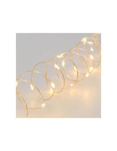 CATENA LUMINOSA 49659 CATENA 200MICROLED BIANCO CALDO su TreG Ingrosso