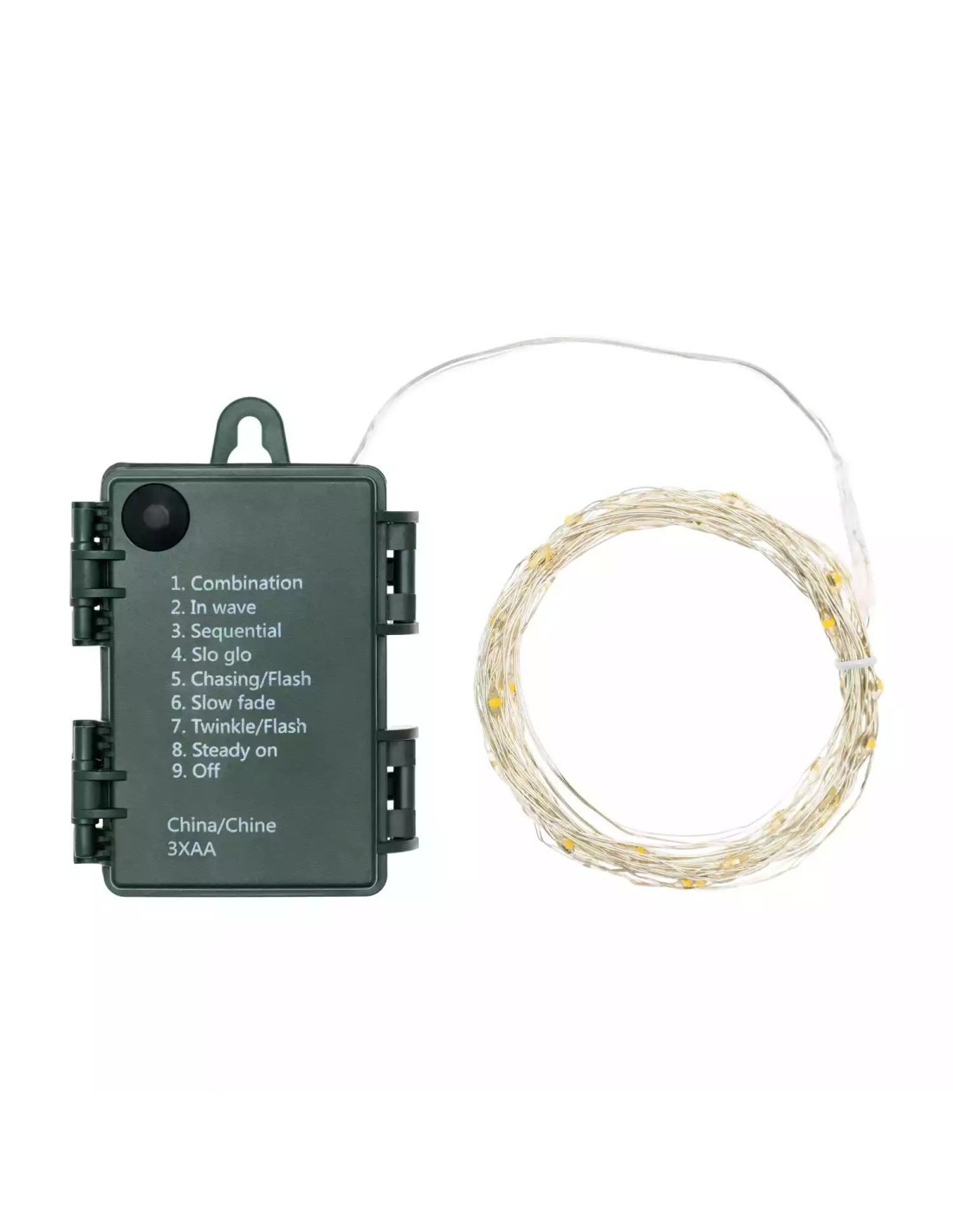 S/LUM 65888 CATENA 40MICROLED BIANCO CALDO TIMER su TreG Ingrosso