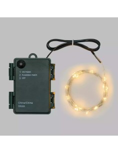 S/LUM 65888 CATENA 40MICROLED BIANCO CALDO TIMER su TreG Ingrosso