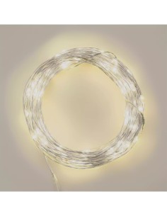 CATENA LUMINOSA 65918 80MICROLED BIANCO CALDO TIMER su TreG Ingrosso